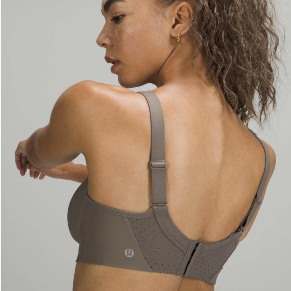 Lululemon Run Times Bra Bundle Of 2 Size 36D Mulled Wine Rover Grey LW2CQLS GUC - Picture 10 of 14